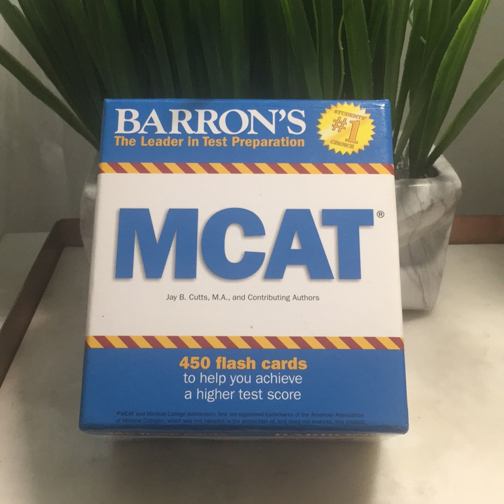 Barron’s Mcat flash cards
